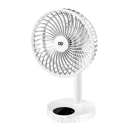 DP 7626 (RECHARGEABLE PORTABLE USB FAN with led light)